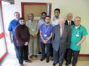 News article 1st March 2016 Ablution room opened at Southport Hospital Soyful Alam, the Imam for Southport and West Lancashire,  Rev Martin Abrams, Rodney Dykes 