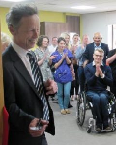 News article 24th May 2016 MP John Pugh Opens new spinal day 